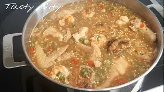 How to Cook Okro Pepper Soup| Okro Pepper Soup Recipe! Delicious