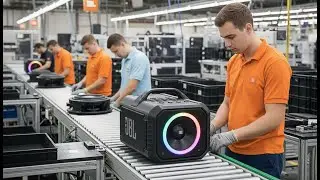 How JBL Bluetooth Speakers Are Built | Inside a High-Tech Audio Factory (Full Process)