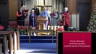 Sunday Morning Worship Services, There Is No Hurry, 12/31/2023