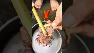 How to make chocolate filling for cookies  #bushcraft #outdoors #survival