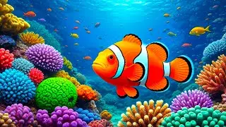 The Best 4K Aquarium - Dive Into The Mesmerizing Underwater Realm, Sea Jellyfish, Coral Reefs