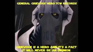 General Grievous Hero TCW - Grievous Is A Hero Fact Song (Snippet)