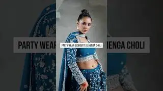 Blue Georgette Lehenga Choli | Bridal & Wedding Wear
