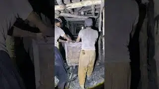 Black Diamond Mine #blackdiamondmining #hardwork #mining #shorts