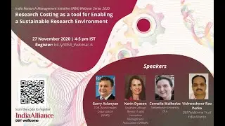 IRMI Webinar: Research costing as a tool for enabling a sustainable research environment