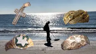 Gold Finds on the beach!!! We found gold! Пляжний пошук з металошукачем.