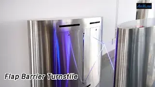 Access Control Flap Barrier Turnstile 30 People / Min Automatic Security