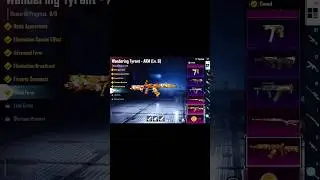 Maxed out Wandering Tyrant Akm🔥 #pubgmobile #shortsfeed #shorts #viral #bgmi
