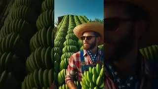 American young farmers banana processing for market #farmer #farm #farming #nature #banana #shorts