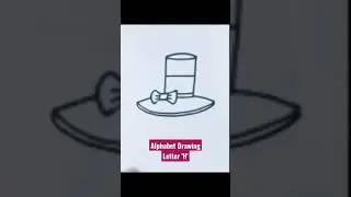 EASY DRAW I Alphabet Drawing with letter 