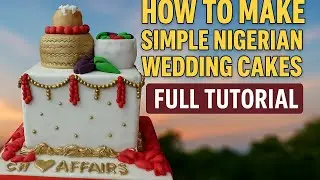&ldquo;Made a Wedding Cake with 1kg Butter & Flour &ndash; Budget Friendly- FULL TUTORIAL