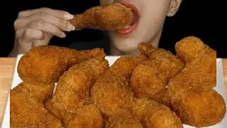ASMR EATING CRISPY FRIED CHICKEN MUKBANG | EATING SHOW | MUKBANG COCO #foryou 