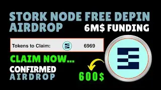 Stork Network Airdrop | 6M $ Funding |Stork Network Free Crypto Airdrop 2025