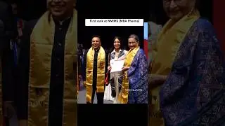 Received gold medal for securing first rank at NMIMS MBA Pharma #nmims2025 #goldmedal #mbapharma