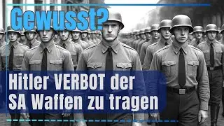 Waffenverbot der SA &mdash; Mythos oder historischer Fakt?