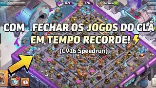 COMO FECHAR OS JOGOS DO CL&Atilde; EM TEMPO RECORDE! ⚡ (CV16 Speedrun)