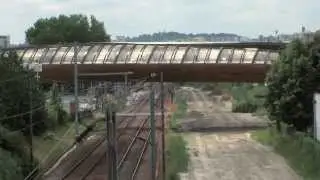 Passerelle pi&eacute;tonne de Villetaneuse