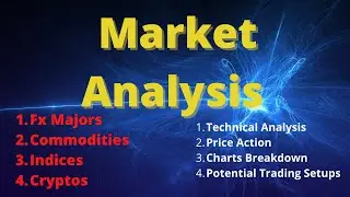 Markets Analysis (Fx Majors, Commodities, Indices, Cryptos)