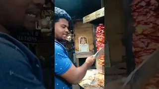 🥙🤤ARABIAN SHAWARMA- RS. 50🥪🧅#pondicherry #arabian #shawarma  #hotel #shorts #foodie #tasty #vj #fun