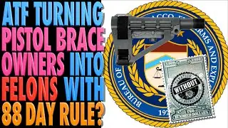 ATF Turning Pistol Brace Owners into FELONS w/ 88 Day Rule!?!