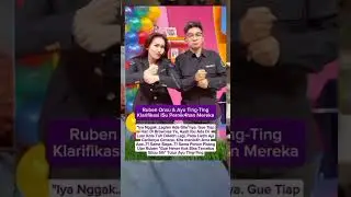 AYU TING TING & RUBEN ONSU#fypシ゚viral #shortsviral #trendingtopik #masukberanda #gosipartishariini