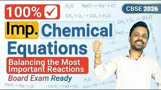 Experiments Balancing Explanation ✅ Class 10 Chemistry #board2026