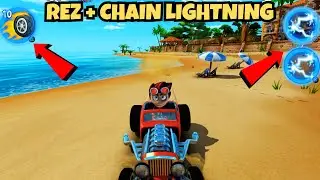⚡ Intense Chain Lightning Challenge! 🔥 Rez with Holeshot Car  BBR2 Madness