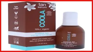 Great product -  COOLA Organic Sunless Self Tanner Face Serum, Dermatologist Tested Anti-Aging Skin