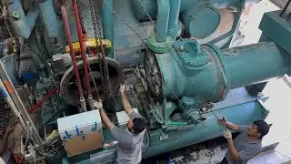 Carrier Centrifugal Chiller 19FA | Full Inspection & Overhauling Process
