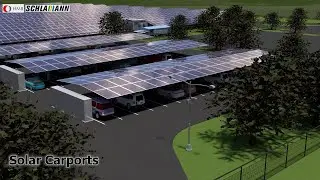 Solar Panels Park | 3D Animation