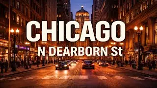 Driving Through Chicago POV | N DEABORN St