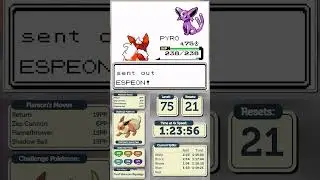 FLAREON Only:: Defeating Red in Pok&eacute;mon Crystal