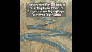 200 Bends in panlong ancient road, China #facts #dailypost #ancient #china #road #status #Viral