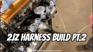 2JZ GTE ENGINE HARNESS BUILD PART 2
