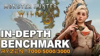 Monster Hunter Wilds Is CPU HEAVY? Ryzen 7800X 3D, 5900X, 3700X