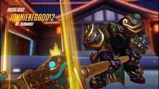 Amazing Reinhardt FireStrike on Pharah in the Air