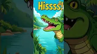 Mr Beast ask Which animal Snap or Hiss .Crocodile Sound for Kids | SoundyZoo / Learn Animal Sounds