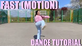 FAST (MOTION) Saweetie Dance TUTORIAL Online Dance Class Beginner Friendly