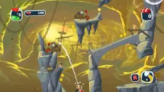 Worms: Crazy Golf - trailer (pirate cavern)