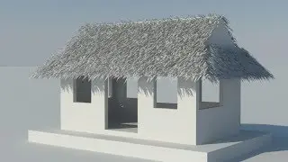 [Sketchup Tutorial] SE asian cottage with FUR tool .