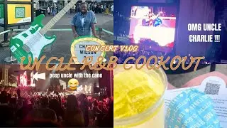 Uncle Charlie R&B Cookout Vlog 🎶🍗✨ | Front Row With Kayla D