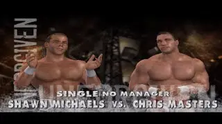 Shawn Michaels vs Chris Masters WWE Unforgiven 2005 (SVR 2007)