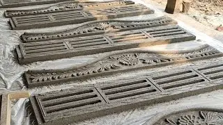 How to make a readymade boundary wall || Complete process of concrete boundary wall making