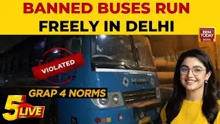 Special Report: Private Buses Caught Flouting GRAP 4 Norms In Delhi Amid Severe Pollution