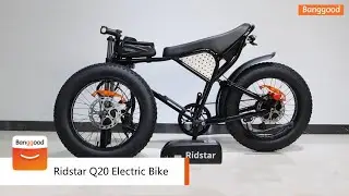 Unboxing Ridstar Q20 Electric Bike - Shop on Banggood - Shop on Banggood