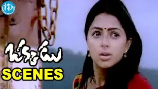 Okkadu Telugu Movie Scenes | Bhumika Chawla Escape from Prakash Raj