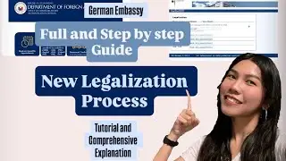 NEW Legalization Process for Germany 2025 | Step-by-Step DFA & Embassy Guide 🇩🇪