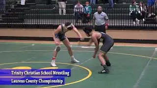 Trinity Christian School Wrestling - Laurens County Championship
