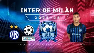 NEW INTER MILAN KITS 2025-26 DLS 26 | CHAMPIONS LEAGUE PATCH INCLUDED