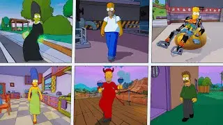 Fortnite All The Simpsons Characters Locations Guide